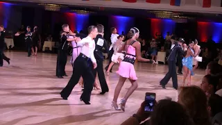 Matviy and Sophia Manhattan Dance Championships 2018. Samba