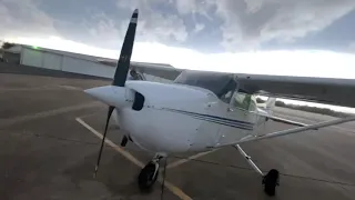 Bad weather on the Cessna 172