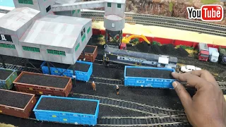 Operating Coal Loader | HO Scale LIVE Coal Loads | Indian rail modelling | Miniature Train Model