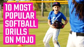 10 Most Popular Softball Drills On MOJO | Fun Softball Drills from the MOJO App