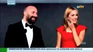 GQ  Moty 2014 Ödül Töreni   Halit Ergenc  with Berguzar Korel and Meryem Uzerli