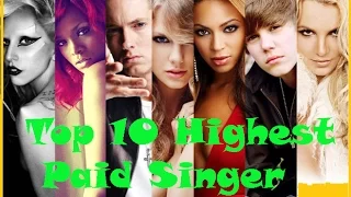 Top 10 Highest Paid Singer in The World 2017 ||
