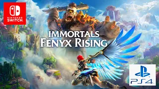 NINTENDO SWITCH vs PLAYSTATION 4 - IMMORTALS FENYX RISING [GRAPHICAL COMPARISON]