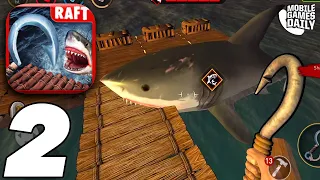 RAFT SURVIVAL OCEAN NOMAD - Finishing Shelter - Gameplay Walkthrough Part 2 (iOS, Android)