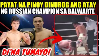 Payat na Pinoy dinurog ang Atay ng Russian Champion sa Balwarte