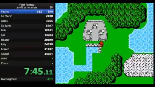 FF1 NES any% ss no resets 4 08 32 (not WR)