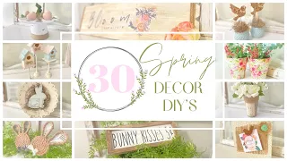 30 SPRING DECOR DIYS | MUST SEE SPRING DECOR DIYS | EASY DOLLAR TREE SPRING AND EASTER DIYS