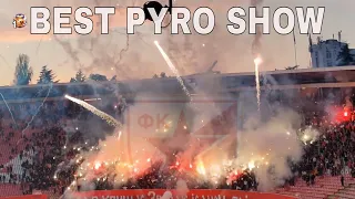 PYROSHOW DELIJE Red Star Belgrade football fans