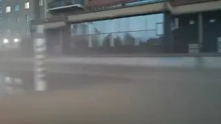 Центр Читы затопило после очередного ливня