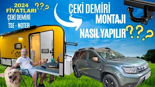 Karavan aldık, 2024 Çeki demiri montajı nasıl yapılır? Dacia Duster 1.3 TCE EDC EXTREME-  TSE -NOTER