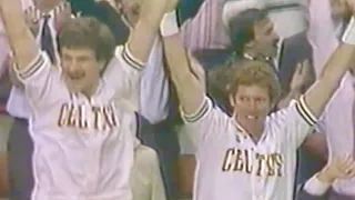 1987 | Boston Celtics vs Detroit Pistons | NBA East Conf Finals Game 5 (Q4) | Larry Stole the Ball