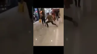 Funny Man Walk Like a Gorilla With His Wife