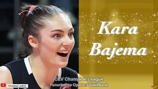 Kara Bajema  │ Match MVP │ Fenerbahce Opet vs Vakifbank │ CEV Champion League 2022/23 Semi-Final