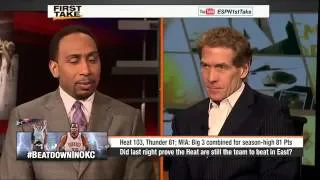 ESPN First Take : "Skip: Pacers Can't Deal With Healthy Miami Heat" (Video)
