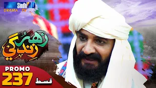 Zahar Zindagi - Ep 237 Promo | Sindh TV Soap Serial | SindhTVHD Drama