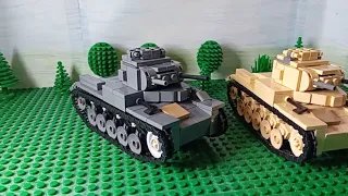 Brickmania Lego WW2 Build and Review Panzer II from Brickmania's Operation Barbarossa.