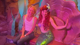 Meet and greet. Princess Ariel. Magic Kingdom. Ariel’s Grotto.