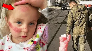 Soldier Came Home To Find Daughter Lying On The Floor And Couldn't Stop Crying When He Realized Why.