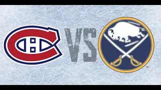 NHL Montreal Canadiens vs Buffalo Sabres Game 2 of 2021-22 NHL Season