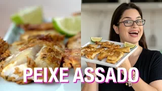 Filé de Peixe Assado Simples | Receita para fazer com Tilápia ou Merluza