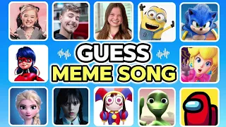 Guess The Meme & Youtuber By Song | Lay Lay, King Ferran, Salish Matter, MrBeast, Tenge