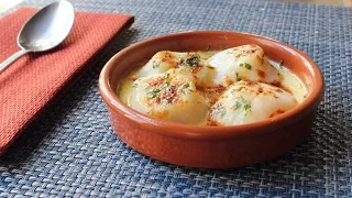 Scallop Gratin - Fast & Easy Broiled Scallop Gratin