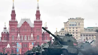 Russians celebrate the 75th anniversary of their decisive victory