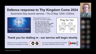 Thy Kingdom Come 2024 - Ascension Day Launch Service for Defence