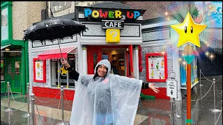 Rainy Day at Universal Studios Hollywood 2024 | NEW Universal Monsters Store & Power Up Cafe!