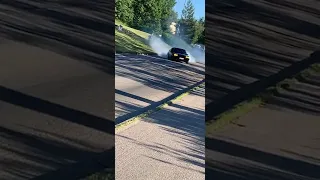 Opel Manta Burnout