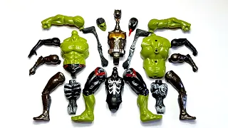 AVENGERS TOYS ASSEMLBE SUPERHERO BATMAN, SIRENHEAD, HULK SMASH AND VENOM