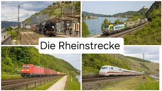 Züge auf der Rheinstrecke 2024 | Linke + Rechte Rheinstrecke