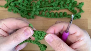 Crochet String of pearls or hearts foliage green plant.