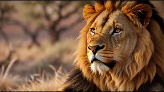 lion king of wild life. a story of lion.