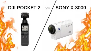 Сравнение dji pocket 2 vs sony x3000. Как на самом деле снимают камеры. Распаковал и сразу в бой.