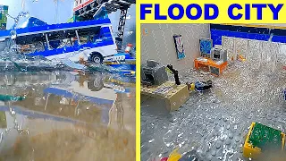 LEGO FLOOD CITY - DAM Breach - ep 54