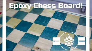 Epoxy Chess Board! - Easy, ONE OF A KIND