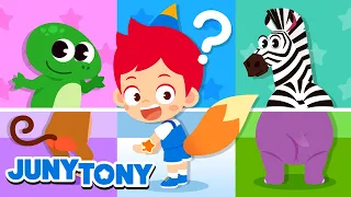 Tail Contest | Who Has The Best Tail? | Animal Songs | Stories for Kids | JunyTony