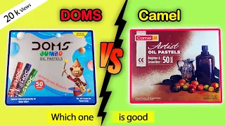 Doms vs Camel Oil Pastels | Which Oil Pastels is Best for Beginners