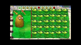 Plants vs Zombies Hack - 1 Backup Repeater vs Gargantuar vs Dr. Zomboss