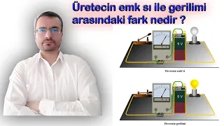 Üretecin emk'sı ile gerilimi arasındaki fark nedir ?