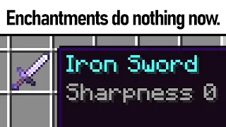 Mojang just broke enchantments. Completely.