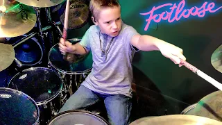 FOOTLOOSE (9 year old Drummer) Drum Cover