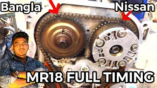 How To Nissan Tiida And Versa MR18DE Engine Timing Chain Mark's Full Video 07-12 4cyl 1.8L DOHC MR18