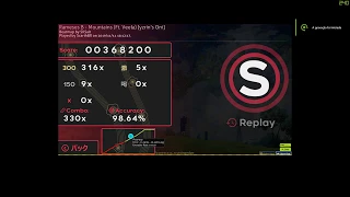 [Osu!taiko] Rameses B - Mountains (Ft. Veela) [yzrin's Oni] FC 98.64%