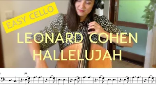 Play With Me - Hallelujah by L. Cohen✨(cello sheet music)