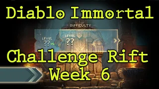 Diablo Immortal - Wizard Challenge Rift Week 6