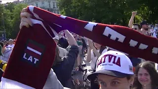 Latvijas hokeja fanu zona | USA 3 - LAT 4 20230528