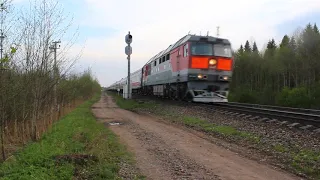 Поезд №10 Псков – Москва на Витебском ходе. Редкий случай