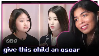 Kid Tries to Not Recognize Her Favorite K-pop Star (Feat. IU) [reaction]